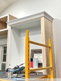 Studio Office Cabinet Progress – How To Make Faux Crown Molding That’s Very Easy To Cut And Install